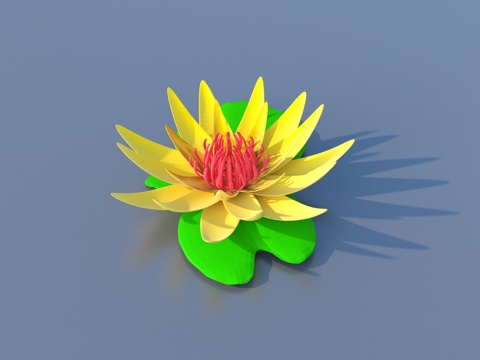  花 卡通花 野花 绿植 花朵3d模型 