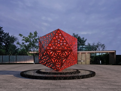  广场装置 雕塑 景观 艺术小品3d模型 