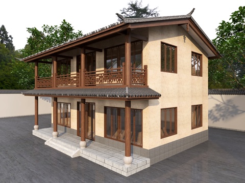  古建 中式建筑 斗拱3d模型 