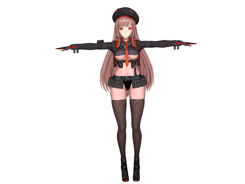  二次元人物 二次元美女 动漫人物 影视人物3d模型 