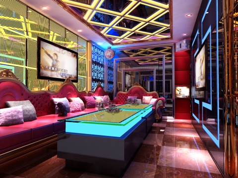 简欧火吧 KTV 酒吧 豪包小包3d模型 