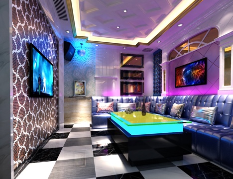  简欧火吧 KTV 酒吧 豪包小包3d模型 