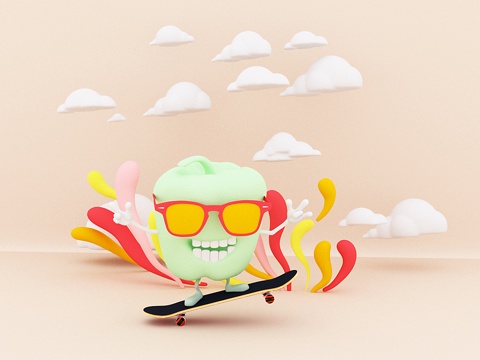  人物 卡通人物3d模型 