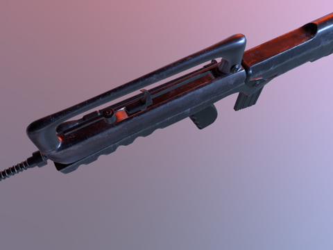  我的第一把枪模型-FAMAS F13d模型 