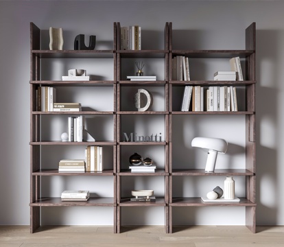  Minotti ZOE书架 展示架 开放式书柜3d模型 