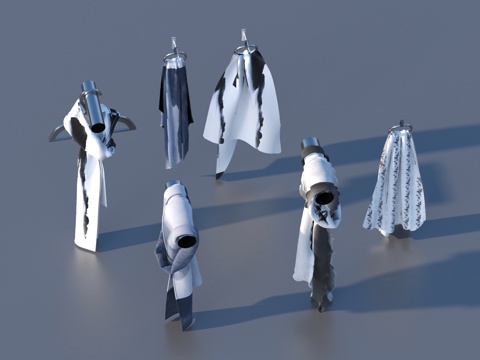  衬衫 衣服 服装3d模型 