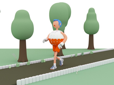  人物 卡通人物3d模型 