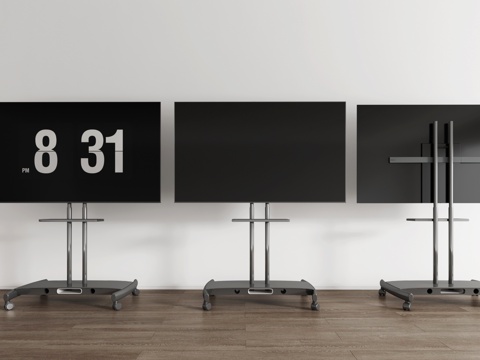  移动支架电视3d模型 