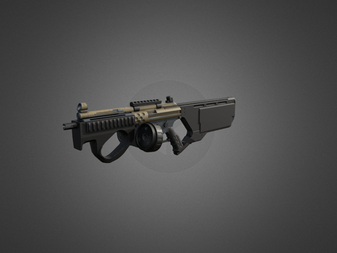  MP5 Mod_13d模型 