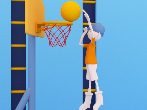  人物 卡通人物3d模型 