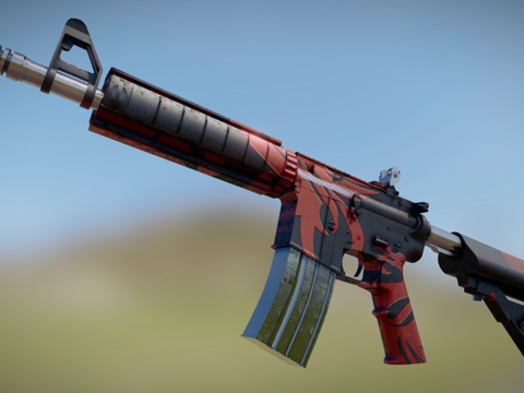  M416步枪模型3d模型 