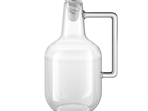  Atipico 极简水瓶 水瓶 玻璃瓶 酒瓶3d模型 