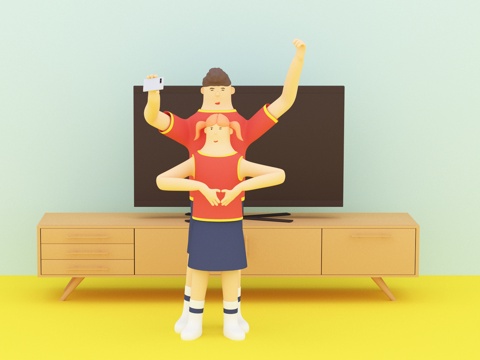  人物 卡通人物3d模型 
