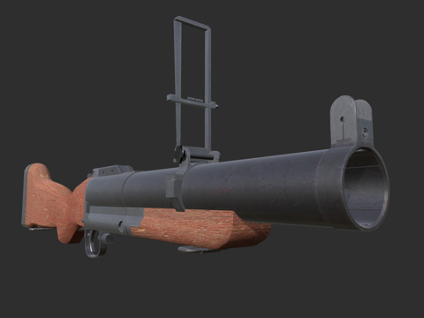  M79榴弹发射器3d模型 
