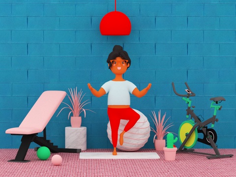  人物 卡通人物3d模型 