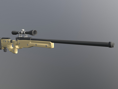  AWP(平滑版)3d模型 