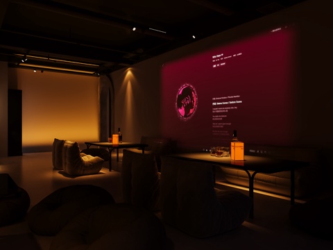  现代酒吧 清吧 音乐3d模型 