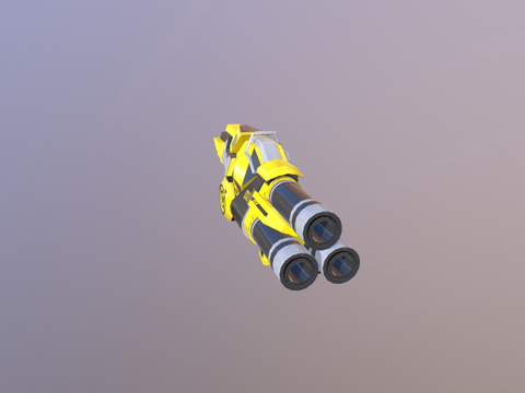  火箭发射器3d模型 