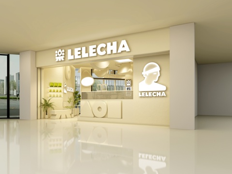  奶茶店施工图 现代奶茶店cad施工图 