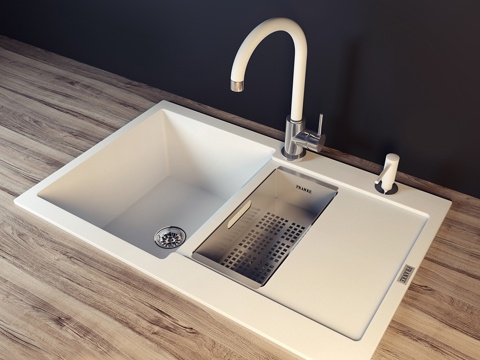  洗菜盆 台盆3d模型 