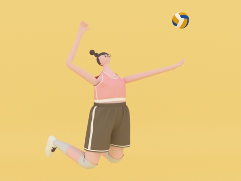  人物 卡通角色3d模型 