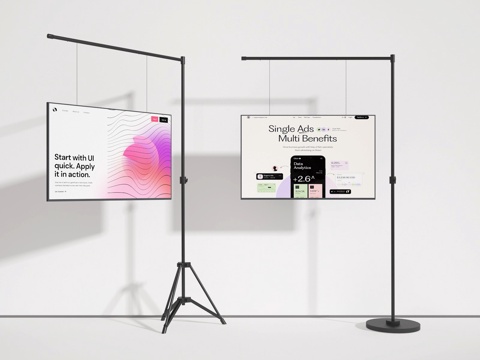  电视支架3d模型 
