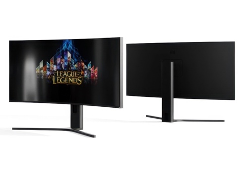  小米34英寸曲面电竞显示器3d模型 