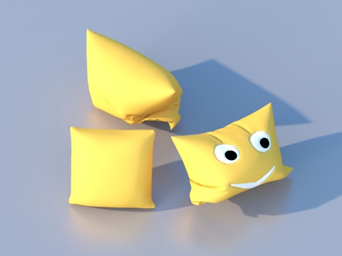  抱枕 枕头 靠枕3d模型 