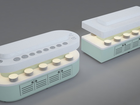  现代风酱料台3d模型 