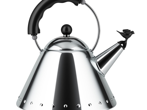  Alessi 现代水壶 不锈钢水壶 电热水壶 电磁炉水壶3d模型 