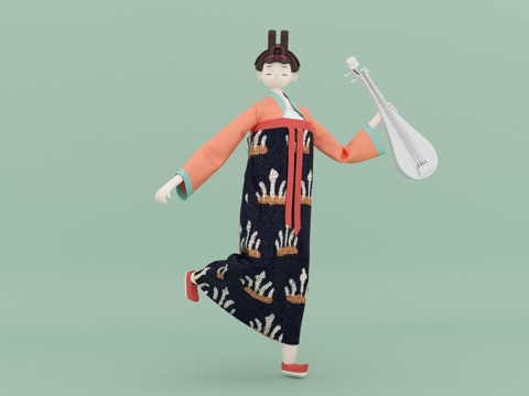  人物 卡通人物3d模型 