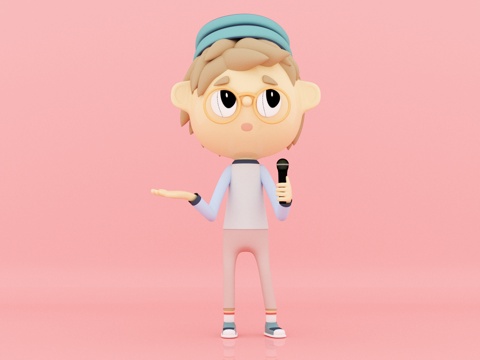  虚拟人物3d模型 