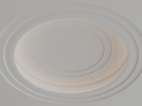 现代天花吊顶3d模型 