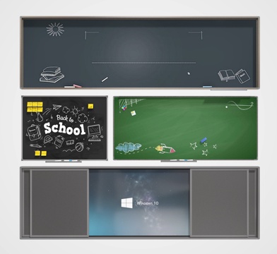  黑板3d模型 