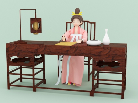  人物 卡通人物3d模型 