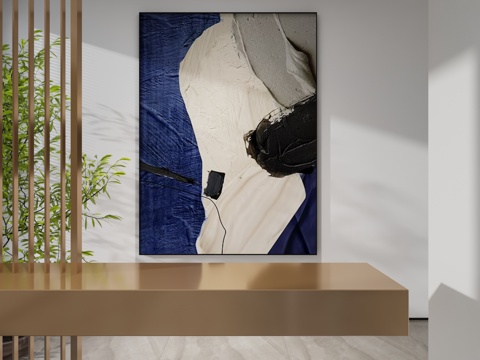  装饰画3d模型 