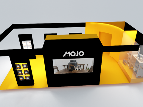  猫粮店3d模型 