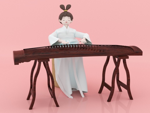  人物 卡通3d模型 