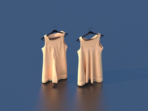  衣服 服装 衬衫su模型 