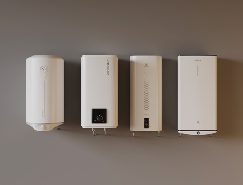  现代热水器 壁挂炉su模型 