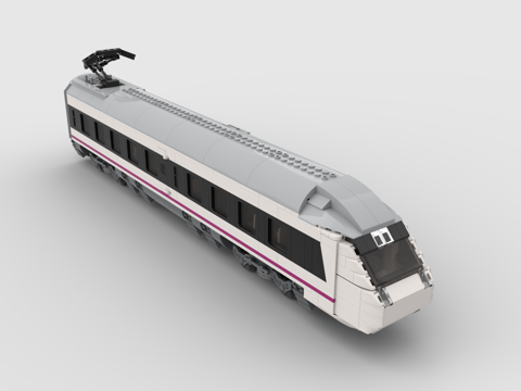  乐高 LEGO 玩具 积木 高铁 动车 火车3d模型 