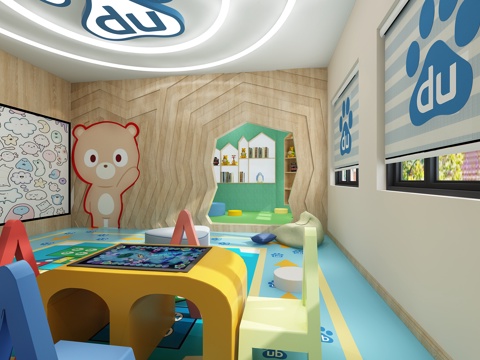  现代儿童娱乐室 幼儿园3d模型 