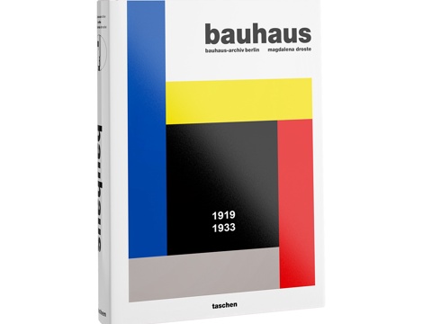  Bauhaus 包豪斯书 书籍 书籍摆件3d模型 