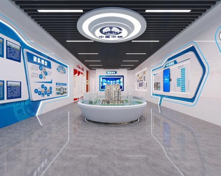  中铁展厅3d模型 