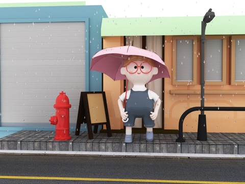  人物 卡通人物3d模型 