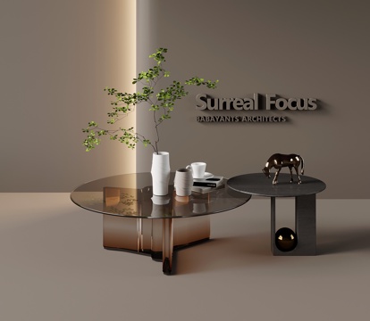  茶几 现代简约茶几 拼接茶几 组合茶几3d模型 