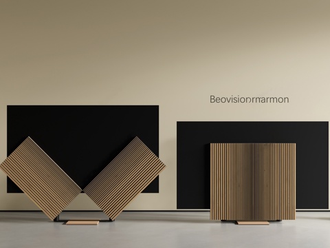  电视BO电视 旋转电视 升降电视 落地电视 音响3d模型 