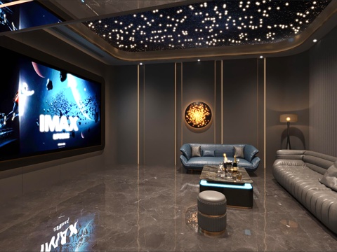  KTV包房3d模型 