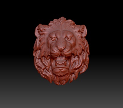  欧式狮流水喷泉动物雕塑3d模型 