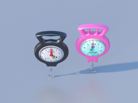  电子秤 超市用品3d模型 